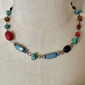 Colorful beaded necklace